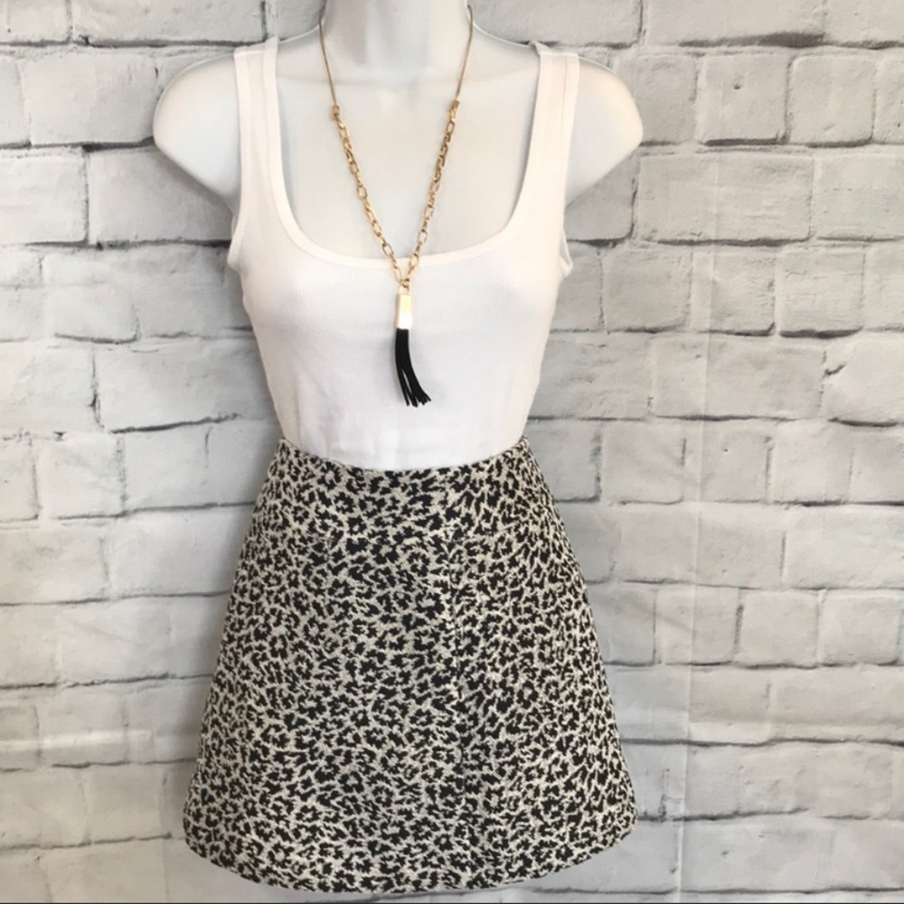 Abercrombie & Fitch Animal Print Mini Skirt